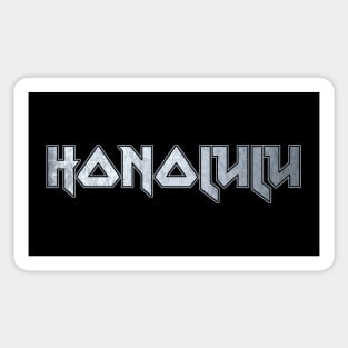 Heavy metal Honolulu Sticker